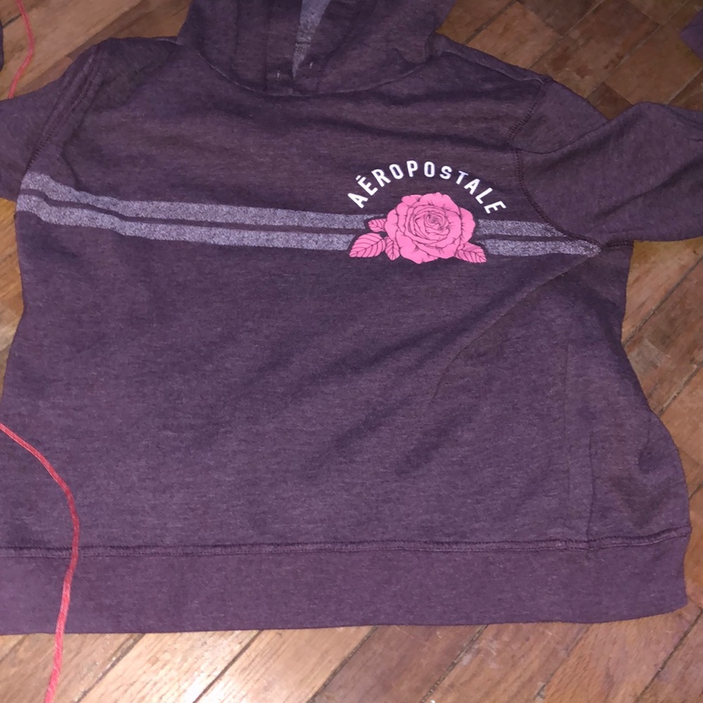 aeropostale crop top hoodie